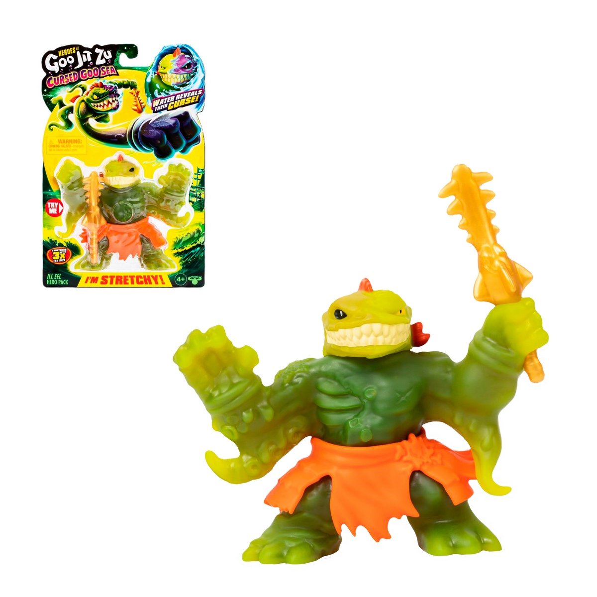 Heroe De Goo Jit Zu Cursed Goo Sea - Ill Eel Hero Pack